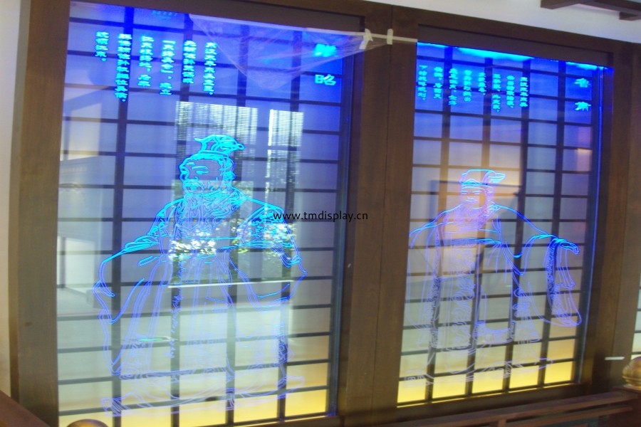 南京中山陵面發(fā)光玻璃應(yīng)用